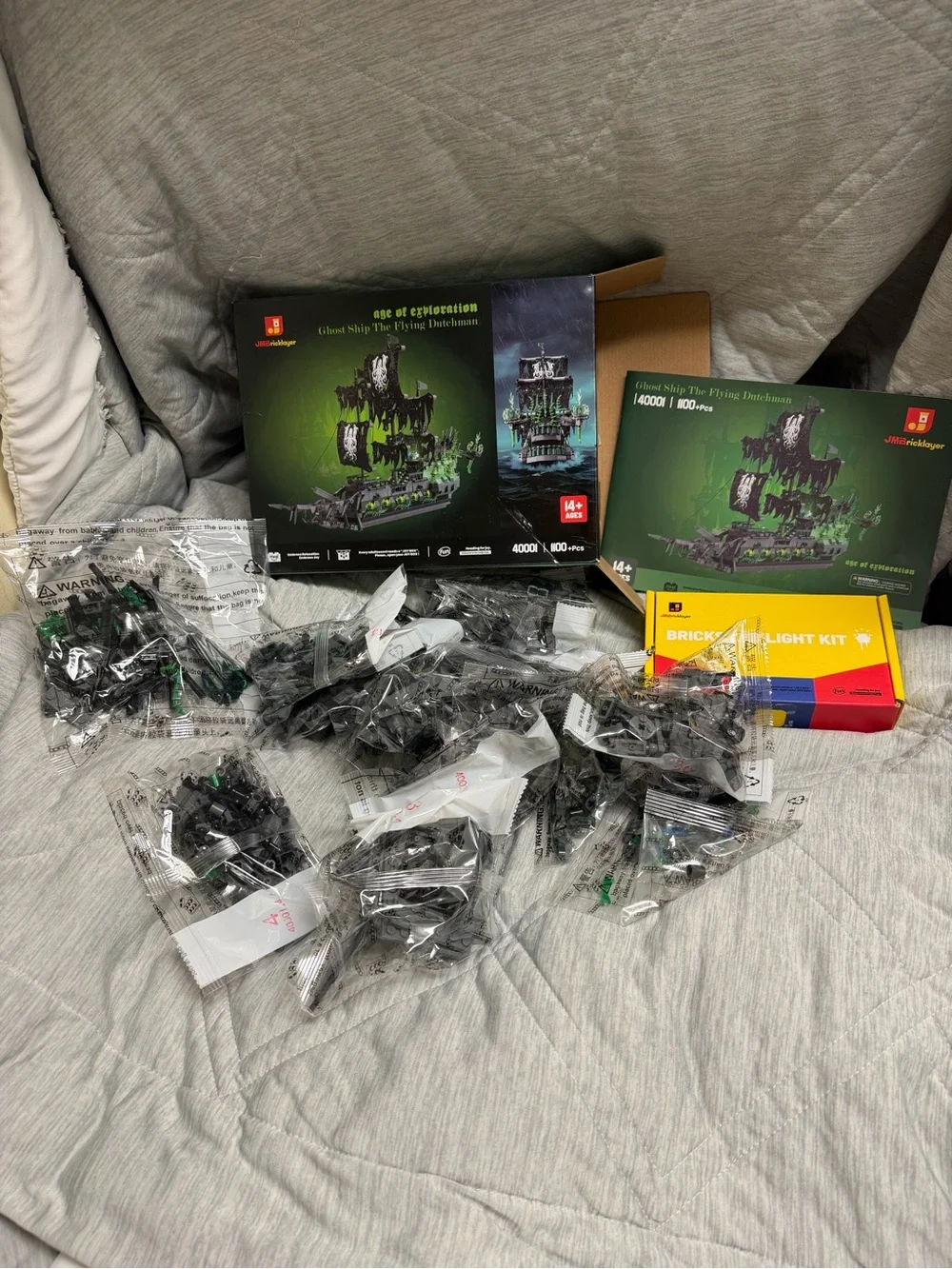 Lego Ghost Ship The Flying Dutchman Black & Green Building Set